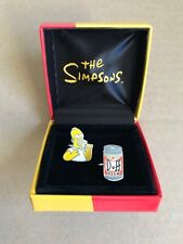 Collectable simpsons cufflinks for sale  HIGH PEAK