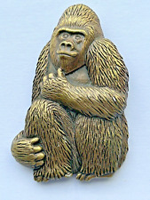 Vintage bronze gorilla for sale  ISLEWORTH