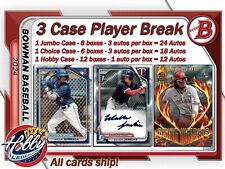 Kelvin Hidalgo COL 2024 BOWMAN 3 Case (Jumbo/Choice/Hobby) Player Break for sale  Shipping to South Africa