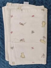 Vintage Mothercare Winnie the Pooh Cot Sheet Flannelette 2561163 for sale  Shipping to South Africa
