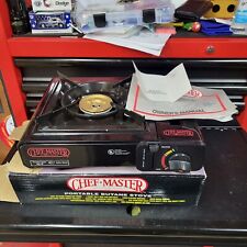 Chef Master Portable Butane Stove 7,857 BTU Single Burner Gas Stove Item# 40066, used for sale  Shipping to South Africa