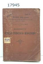 Usado, Ministero della guerra Manualetto italo-tedesco-magiaro Roma 1915 comprar usado  Enviando para Brazil