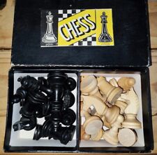 Chess wooden pieces for sale  TAMWORTH