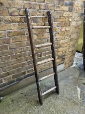 (57) VINTAGE  WOOD 5 RUNG  LADDER - COLLECT OR DELIVERY for sale  Shipping to South Africa