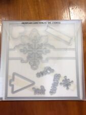 Stampin snowflake card d'occasion  Tully