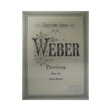Weber preciosa opéra d'occasion  Blois