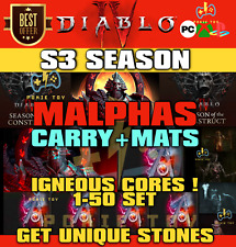 Usado, DIABLO 4🔥NÚCLEOS ÍGNEOS + UBER MALPHAS CARRY🔥TEMPORADA 3🔥 PEDRAS EXCLUSIVAS CARREGAM D4 comprar usado  Enviando para Brazil