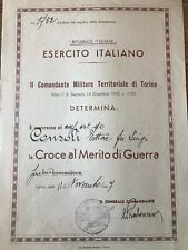 Diploma croce merito usato  Imola