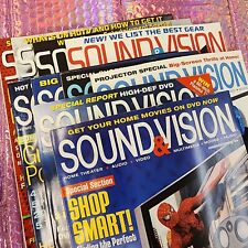 Usado, 2005 revista Sound & Vision lote completo año completo anuncios impresos de Sony Bose de colección segunda mano  Embacar hacia Argentina