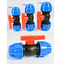 Stop Tap Valve For HDPE Or Alkathene Water Pipe Compression Ends 20mm to 32mm for sale  HATFIELD