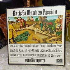 Bach: St Matthew Passion 1962 'Philharmonia Orchestra & Choir', Otto Klemperer for sale  Shipping to South Africa