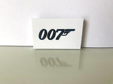 007 James Bond Logotipo Exibição Texto Arma Britânica Ian Fleming Agente Secreto Código MI6 comprar usado  Enviando para Brazil
