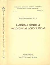 Latinitas fontium philosophiae usato  Italia