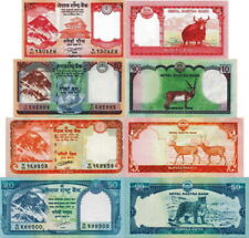 NEPAL - Lotto 4 Banconote 5/10/20/50 rupees FDS - UNC na sprzedaż  Wysyłka do Poland