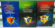 Lote de 3 livros HB Stephen Donaldson The Gap Into Series! Poder, loucura e ruína! comprar usado  Enviando para Brazil