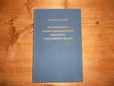 Rudolf steiner impulsierung gebraucht kaufen  Wangen