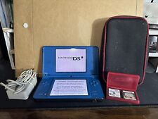 Nintendo DSI XL Azul - Estuche de Transporte, Cargador y Juegos Incluidos - Probado y Funcionando segunda mano  Embacar hacia Argentina