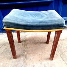 Queen Elizabeth II Coronation Stool 1953 / Blue Velvet / Gold Braid for sale  Shipping to South Africa