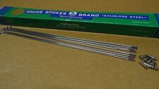 16 x ACI Alpina Double Butted Spokes + Nipples 14g J Bend Various lengths, used for sale  Shipping to South Africa