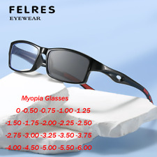 Óculos de sol masculino esportivo quadrado fotocromático miopia miopia ultraleve, usado comprar usado  Enviando para Brazil