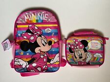 Mochila Disney Minnie Mouse e kit de almoço destacável - Novo em folha, usado comprar usado  Enviando para Brazil