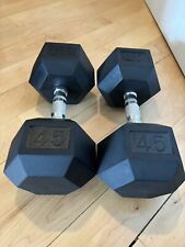 45 pound dumbbells for sale  Brooklyn