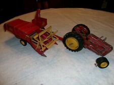 Agco Farm Toy Massey Harris Ferguson Reuhl 44 Tractor Pull Type Clipper Combine, used for sale  Shipping to South Africa