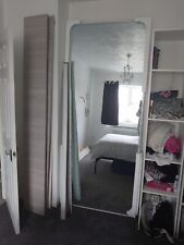 Large white mirror for sale  HORSHAM