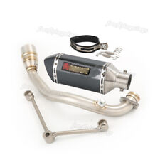 For Yamaha Zuma 125 BWS 125 Motorcycle Front Pipe Slip On Exhaust Tips Muffler, used for sale  Shipping to South Africa