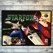 Tapete capa de videogame Star Fox 64; 2 pés x 3 pés; 24" x 36"; N64 Nintendo comprar usado  Enviando para Brazil