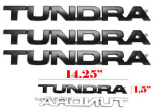 (3) Placa de identificação de emblema preta ABS de substituição cromada para 07-13 Tundra comprar usado  Enviando para Brazil