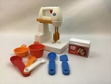 Fisher Price Fun With Food Hand Mixer Stand 1987 Bolo Mix Copos de Medição Colheres comprar usado  Enviando para Brazil