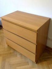 Malm Kommode Ikea Buche, furniert  3 Schubladen B 80 x H 78 x T 48 cm gebraucht kaufen  Troisdorf-Bergheim