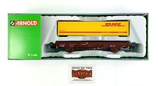 PN136 - Arnold Hns 6359 - Plataforma de vagão Renfe com recipiente DHL - Maquetren comprar usado  Enviando para Brazil