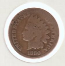 1880 cabeza de indio nativo americano centavo colección de monedas antiguas de EE. UU. 144 años de antigüedad segunda mano  Embacar hacia Argentina