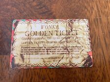 Golden ticket card for sale  Concord