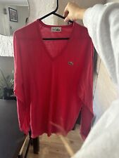Lacoste neck sweater for sale  EPSOM