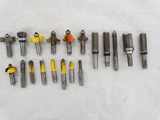 Lot of 19 Used Assorted 1/2" Shaft Router Bits. for sale  Shipping to South Africa