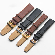 Genuine Leather Watch Band Belt Wristwatch Bracelet Replacement Strap 10-22mm na sprzedaż  Wysyłka do Poland
