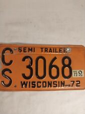 Wisconsin license plate for sale  Eldorado