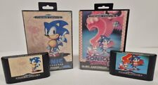 2 X SONIC The Hedgehog Bundle 1 & 2 Sega Mega Drive na caixa SEM MANUAL PAL #3 comprar usado  Enviando para Brazil