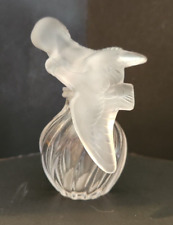 Botella de perfume de cristal de paloma doble Lalique Nina Ricci 4" dañada segunda mano  Embacar hacia Mexico