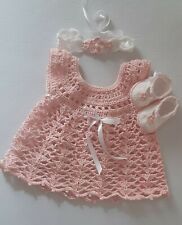 Vestito neonata rosa usato  Vodo Cadore
