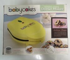 Babycakes Nonstick Donut Maker Kit Model DN-95LZ Yellow, New In Box, used for sale  Shipping to South Africa