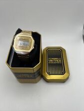Relógio cronógrafo Casio masculino vintage dourado pulseira de metal iluminador A168WG-9MV comprar usado  Enviando para Brazil