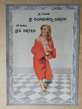 Affiche publicite gomenol d'occasion  Poitiers