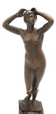 Jugendstil bronzefigur weiblic gebraucht kaufen  Deutschland