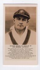 Official Cricket Card Reprint Don Bradman ’Tony Sheldon' for sale  Shipping to South Africa