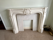 white marble fireplace for sale  ROMFORD