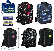RYANAIR 40x20x25 EasyJet Cabin Bag Under seat Travel Hand Luggage Backpack Case for sale  Shipping to South Africa